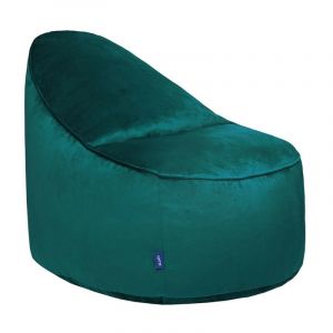 Loft 25 - Fauteuil poire relaxant pour adulte pour salon, fauteuil poire en velours au design ergonomique, 90x100x70 cm chaise longue d'intérieur