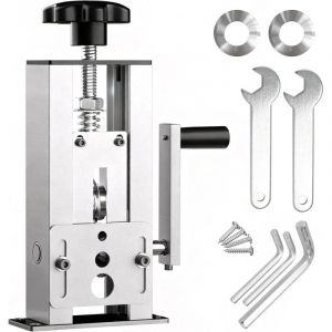 Machine &agrave; d&eacute;nuder &eacute;lectrique / manuelle pour c&acirc;bles de 1 &agrave; 25 mm, pince &agrave; d&eacute;nuder en alliage d'aluminium pour couper les d&eacute;chets &agrave; d&eacute;nuder