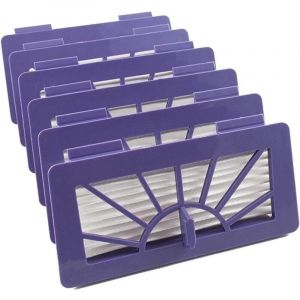 Kit de remplacement pour aspirateur robot I Accessoire Neato Premium 6 x filtres Hepa compatibles avec Neato XV Signature Pro