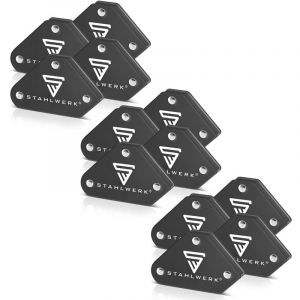 3 x équerre de soudage set de 4 aimants 4 kg 9 lbs aimant de soudage équerre magnétique - Stahlwerk