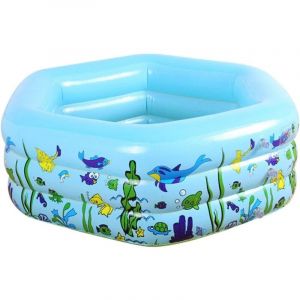 Ymyny - jamais UTILISÉ]Piscine gonflable, six côtés pour enfants, grande famille, baignoire super adulte pour bébé, pour adultes, enfants, jardin et