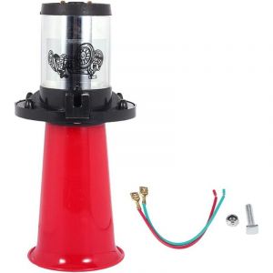 Ancien Style Klaxon 12 V 110DB Auto Voiture Camion Antique Vintage Ancien Style Alarme Klaxon Sir&egrave;ne(rouge)