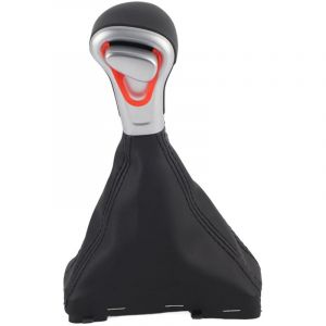 Sjlerst - Soufflet de levier de vitesse en cuir noir pour Audi A5 A4L Q5 B8 B8PA