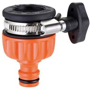 Prise d'eau voleuse-raccord robinet pour sorties plates D 15-20mm, avec bornes