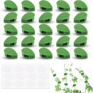 30 Pièces,Clip Plante grimpante,De Fixation Végétale Clips,Mur Support Vigne,Clip de câble de Bureau,Végétal Mur Support Vigne,Plante Grimpante pour