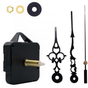 Mouvement M&eacute;canisme d&rsquo; Horloge Silencieux 3 Aiguilles Balayage Pendule &Eacute;lectrique Mecanisme Horloge Mouvement de Pendule Quartz de Horloge Mouvement