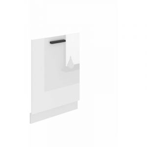 Habillage de Porte Lave Vaisselle Meuble Lave Vaiselle i Accessoire pour Lave-Vaisselle Cuisine 1,6 x 60 x 71,5 cm i Couleur: Blanc très Brillant