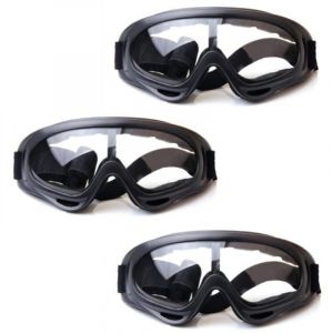 3Pack Lunettes de Sécurité pour Enfants,jeux de plein air pour enfants Lunettes de protection pour Nerf N-Strike Pistolet Elite Jeu de pistolet
