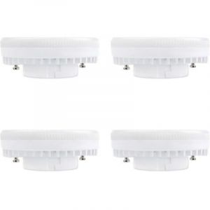 Spot LED GX53 9W Blanc Chaud 3000K, 900LM, AC 230V, Equivalent CFL GX53 15-18W, 120&deg; Ampoule R&eacute;flecteur LED GX53 pour Meuble Cuisine/Armoire,