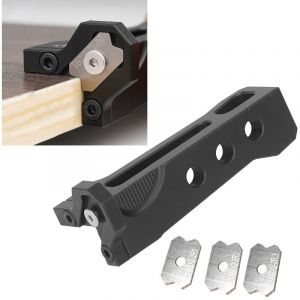 Coupe Bordures à Poignée, Machine à Plaquer Les Bords Jeu de Coupe Fils, Coupe Queue Manuel Outil pour Le Travail du Bois Rabot à Chanfreiner Manuel