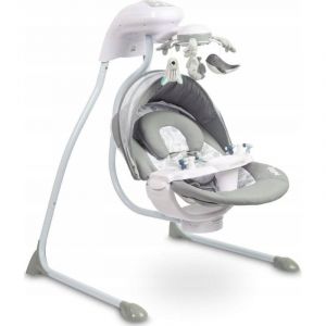 Caretero Raffi Graphite balancelle &eacute;lectrique b&eacute;b&eacute; confortable