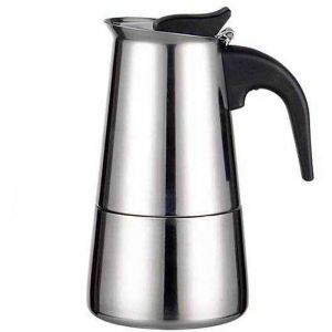 Cafeti&egrave;re Italienne Moka, INOX Moka Express, Cafeti&egrave;re de 2 Tasses/100 ML, Machine a Cafe Italienne, Cafeti&egrave;res Italiennes Compatible Toutes Sources