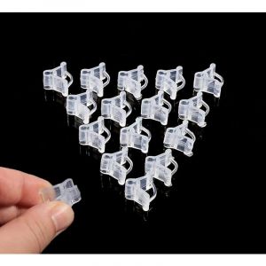 Shining House - 100 Clips de greffage spéciaux pour Plantes Clips de greffage pour semis de Tomate Seedling Greffage Clip d'aubergines Clips pour