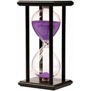 30 Minutes Sablier Minuteur Horloge de Minuterie de Sable 30 Minutes Cadre en Bois Sandglass Timer Accueil D&eacute;coration Bureau Ornement Minuterie de