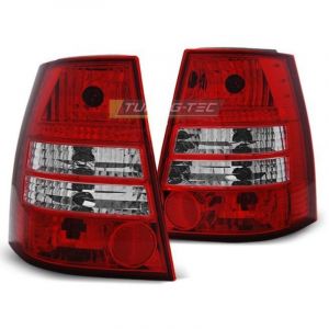 Paire de feux arriere VW Golf 4 / Bora 99-06 rouge blanc-27336360