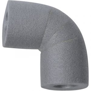 Climapor - Coude 90° pour gaine d'isolation - en pe - gris - 22/13 - épaisseur paroi 13 mm - 60 pces - Gris
