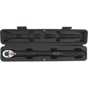 Cl&eacute; Dynamom&eacute;trique 10-140Nm 3/8' avec R&eacute;troaction Sonore pour Voitures/Motos