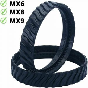 Umnuou - 2 chenilles adaptables pour pneus Zodiac MX6 MX8 MX9, Baracuda Robot Nettoyeur de Piscine R0526100
