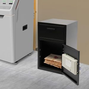 Coffre - fort mural, coffre - fort de s&eacute;curit&eacute; lourd avec cl&eacute;, coffre - fort &agrave; fente polyvalent, coffre - fort &agrave; serrure de tr&eacute;sorerie pour