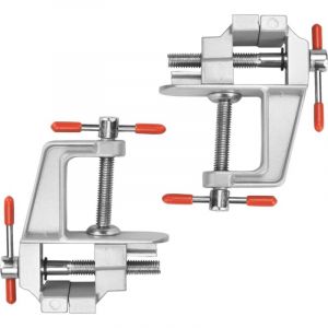 Mini &eacute;tau r&eacute;glable, &eacute;tau d'&eacute;tabli, &eacute;tau de table en alliage d'aluminium, mini &eacute;tau de table, &eacute;tau de travail du bois,