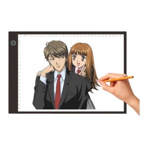 Skecten - Tablette Lumineuse Dessin, A4 Super Mince usb led Art Plaque de Luminosité Dessin Copie Pad Dessin Table (3 Niveaux de Luminosité)