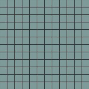 Mosa&iuml;que de gr&egrave;s c&eacute;rame QUADROCOLOR UNI - Mosa&iuml;que 2,5x2,5 cm Bleu Vert - bo&icirc;te de 2 m2 - Mosa&iuml;que 2,5x2,5 cm Bleu Vert - bo&icirc;te de 2 m2