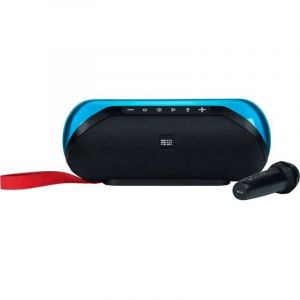 Enceinte sans fil lumineuse - BIGBEN PARTY - Bluetooth 5.3 - USB - 50 W - Microphone sans fil inclus - Modificateur de voix