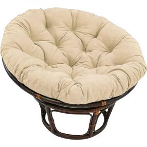 Coussin de chaise Papasan , coussin de si&egrave;ge Papasan &eacute;pais, diam&egrave;tre 50cm, coussin de remplacement rond pour chaise, coussin de balan