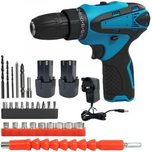 Perceuse sans fil, visseuse sans fil 12 V, mini-perceuse et visseuse combin&eacute;es rechargeables, petits outils de bricolage