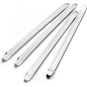 4 Pi&egrave;ces D&eacute;monte-Pneus, 30cm D&eacute;monte-Pneus De V&eacute;lo, Levier De D&eacute;montage De Pneus en Acier Haute R&eacute;sistance, Outil De Montage De Pneus pour Moto,