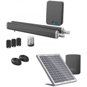Avidsen - Motorisation solaire pour portail à battants - Moteur à vérins - Teha se