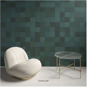 Carrelage gr&egrave;s c&eacute;rame effet cama&iuml;eu CROMA 15x15cm 15x15 cm Vert - Mat - bo&icirc;te de 0.48 m2