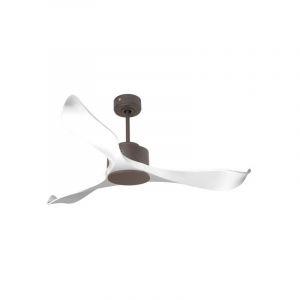Modulo de KlassFan - Super d&eacute;stratificateur d'air avec thermostat, chocolat et blanc id&eacute;al de 25 &agrave; 40 m&sup2; KLDC6P2 WI