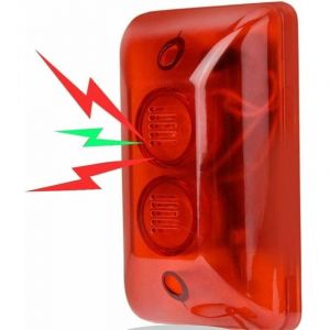Ymyny - 12V Filaire Alarme stroboscopique sirène Son sirène lumière Clignotante d'urgence Avertissement lumière d'alarme système d'alarme de sécurité