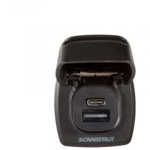 Scanstrut - Flip Pro Plus - Double port de charge usb-a + usb-c, 12/24V, pour camping-car, van am&eacute;nag&eacute;