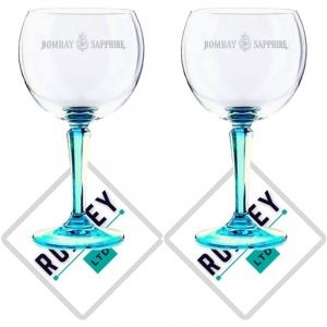 Bombay Sapphire - Lot de 2 verres &agrave; gin - Roxley