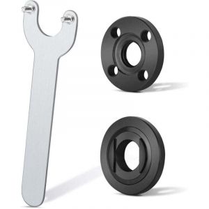 Cl&eacute; d'angle de serrage pour meuleuse Cl&eacute; de verrouillage en m&eacute;tal Compatible Milwaukee Ma-kita 193465-4 Bo-sch Black & Decker Ryobi 4.5"5" 5/8-11