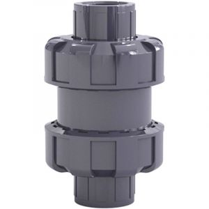 Clapet anti retour a boule 32 mm clapet piscine clapet antiretour anti refoulement pvc vanne soupape anti retour, (Diam&egrave;tre int&eacute;rieur 32mm)