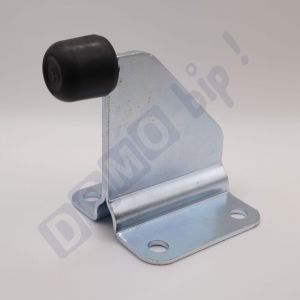 V2 Electronica - V2 - Butée robuste demi-lune pour portail automatique ou manuel - Fixation sur platine - Acier galvanisé - Kit visserie non inclus