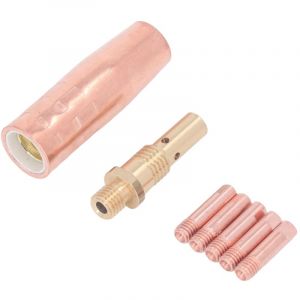0.9mm Mig Soudage Trou Diamètre Intérieur Pistolet De Soudage Mig Accessoires Buse De Gaz Diffuseur De Gaz Ensemble De Remplacement pour Magnum 100L