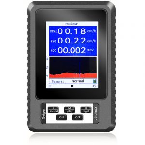 Compteur Geiger, D&eacute;tecteur de radiations nucl&eacute;aires D&eacute;tecteur de Rayonnement Nucl&eacute;aire Moniteur Beta Gamma Rayons X, Geiger Dosim&egrave;tre Portable avec