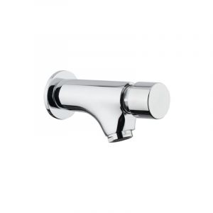 Idral - Robinet de lavabo temporisé avec commande par bouton-poussoir antiblocage Série moderne 08500F Chromé - Laiton