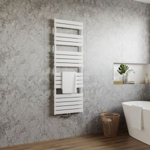 Radiateur eau chaude vertical blanc acier classique basse témperature chauffage central H.180 x L.60 cm