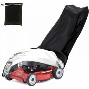 Housse De Tondeuse &agrave; Gazon, Bache Tondeuse En Tissu Oxford 210D, Housse De Tracteur De Pelouse Avec Cordon De Serrage & Boucle Coupe-vent & Sac De