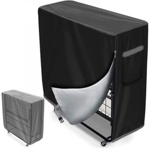 Housse de rangement pour lit pliant, housse de rangement pour lit pliant avec fermeture &eacute;clair, housse de protection universelle imperm&eacute;able pour lit