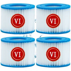 Cartouche defiltre Piscine Type VI, pour Bestway Type VI Pool Filter, Taille 6-58323 pour Filtre Spa pour bestway pour Lay-z-Spa Miami, Vegas,