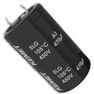 Kemet Condensateur &eacute;lectrolytique 10 mm 100 &micro;F 450 V 20 % (&Oslash; x H) 22 mm x 40 mm 1 pc(s) X594342