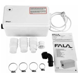 Station de relevage WC, pompe &agrave; mati&egrave;res f&eacute;cales sans broyeur 250W