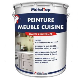 Peinture Meuble Cuisine - Pot 1 l - 7032 - Gris silex Metaltop