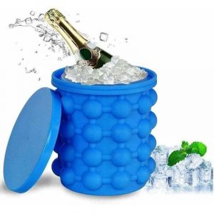 Bacs &agrave; Gla&ccedil;ons, Moule &agrave; Gla&ccedil;on Avec Couvercle, Ice Cube Gla&ccedil;on, Silicone Ice Cube Maker, Magique Seau Glacons &agrave; Glace R&eacute;Utilisable, 120 Gla&ccedil;ons